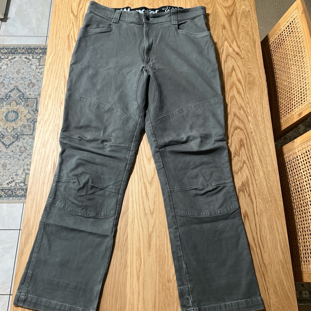 Grey Wrangler cargo pants 36X32